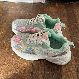 Colorful Sneakers Size 6